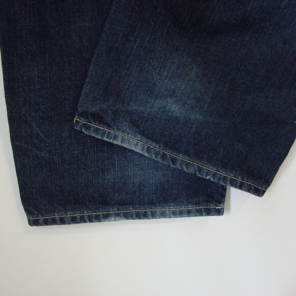 Guess Jeans Brit Rocker Slim Straight Dark Wash Mens Size 38 x 32 - Picture 16 of 16